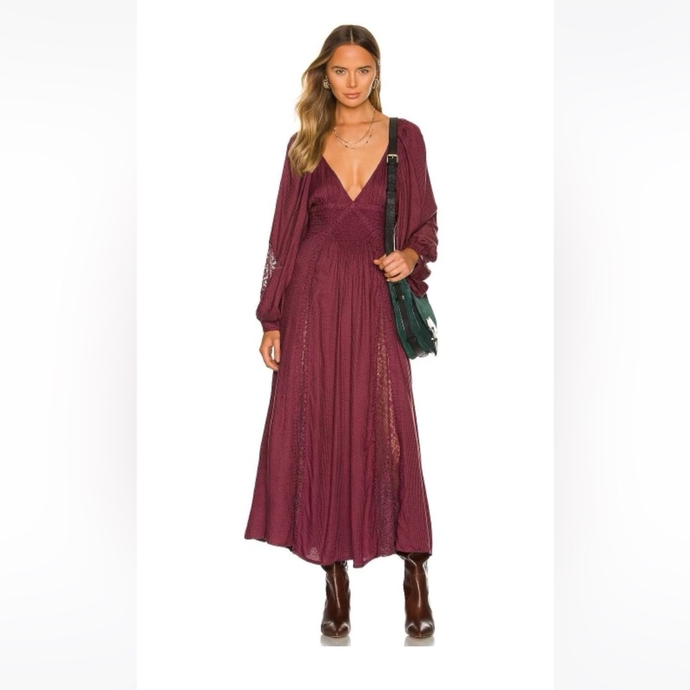 Free people southwest lace maxi dress